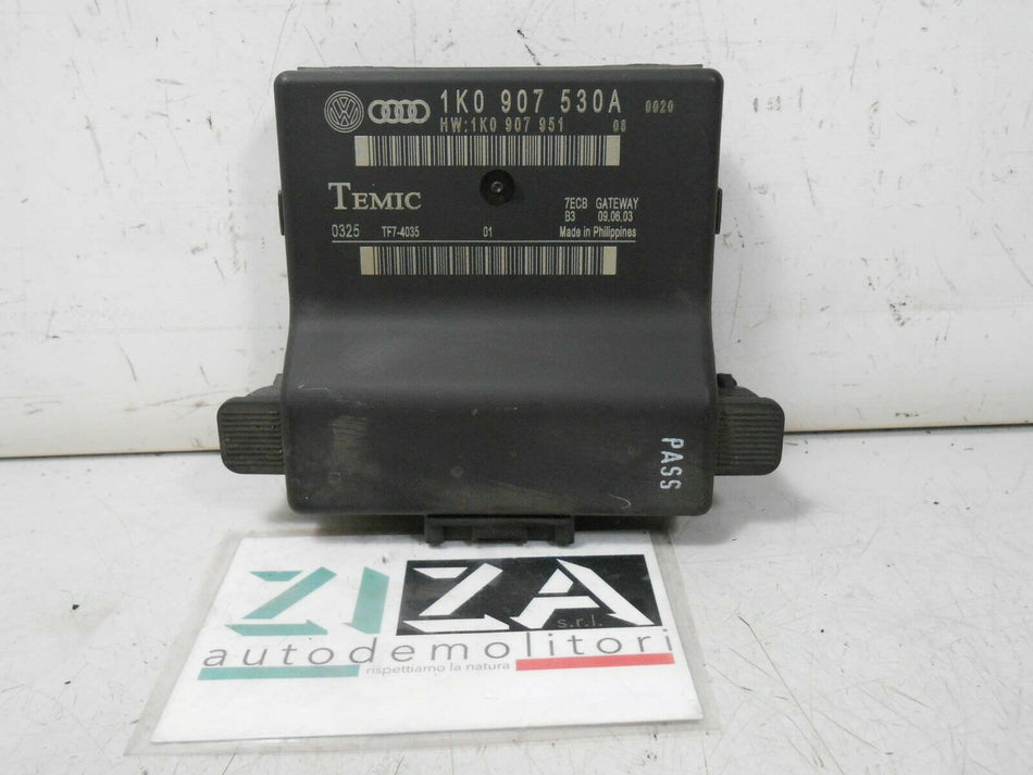 Centralina Gateway VW Touran 2.0 TDI 100kw 136cv AZV 2003 1K0907530A