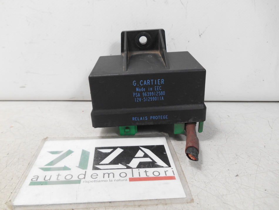 Centralina Riscaldamento Candelette Mazda 2 DY 1.4 68cv F6JA 2003 9639912580