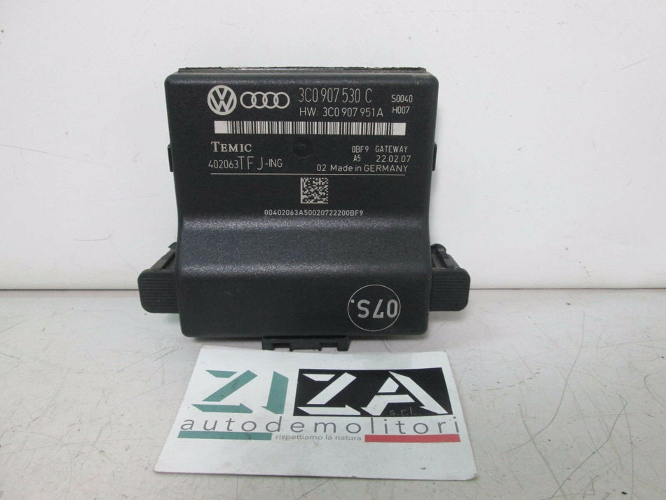 Centralina Gateway VW Passat 3C 2.0 140cv SW BMP 2007 3C0907530C