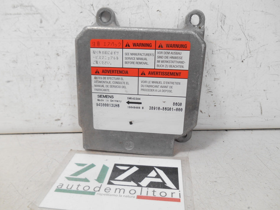 Centralina Airbag Suzuki Ignis HR 2004 38910-86G01 NO CRASH