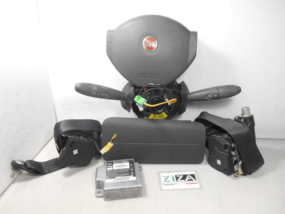 Kit Airbag Fiat Panda 169 2008 51803610 735460952 735417256 Logo Rosso