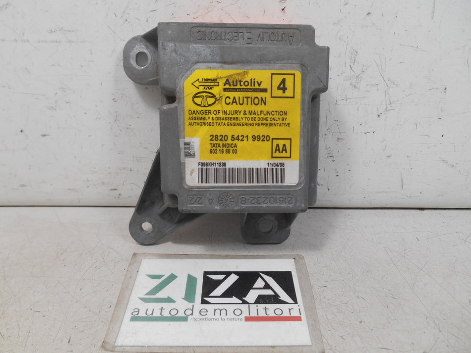 Centralina Airbag Tata Indica 2008 282054219920 602168800 NO CRASH