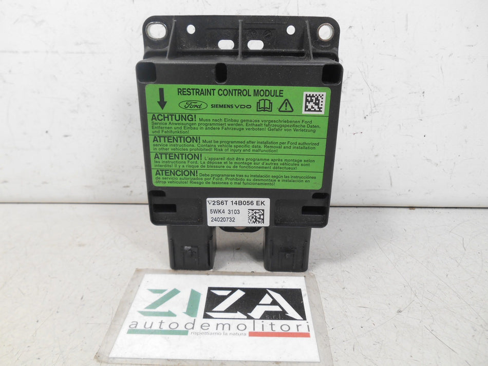 Centralina Airbag Ford Fiesta V 2002 2S6T-14B056-EK No Crash