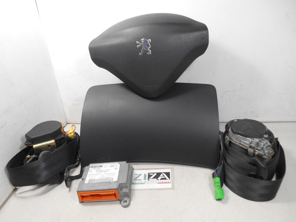 Kit Airbag Peugeot 206+ 1.4 HDI 50kw 68cv 8HZ 2009 9660349980 96701085ZD