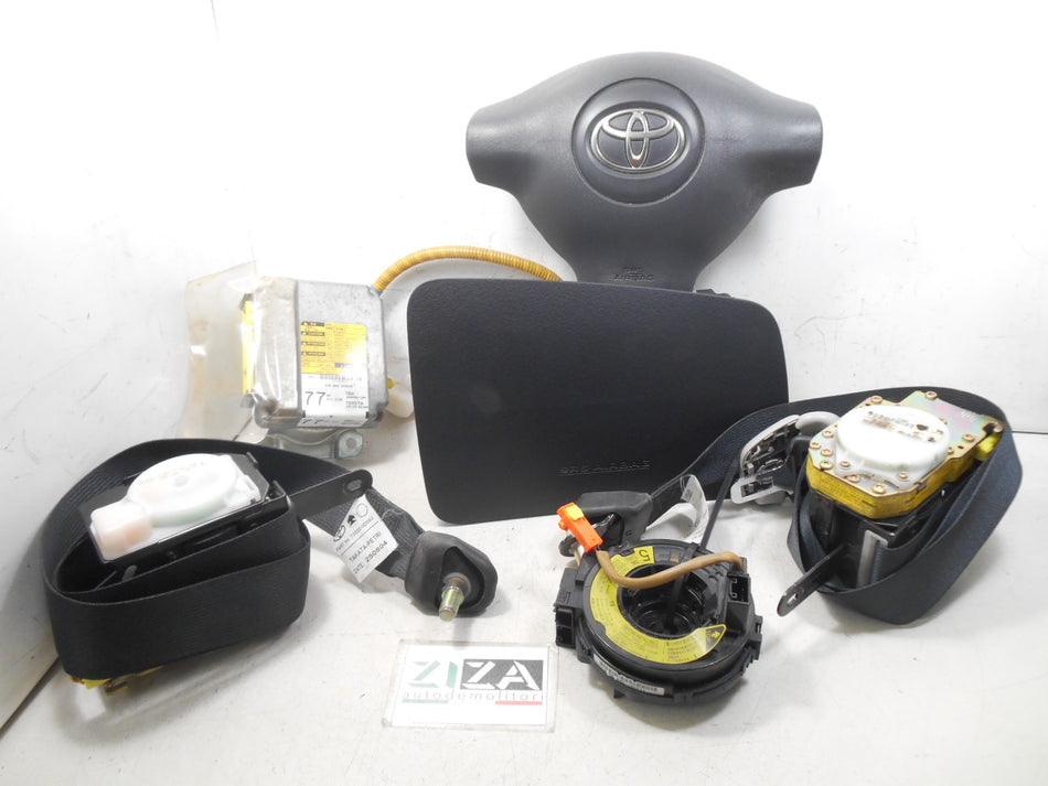 Kit Airbag Toyota Yaris XP10 Res 2004 89170-0D100 45130-0W080