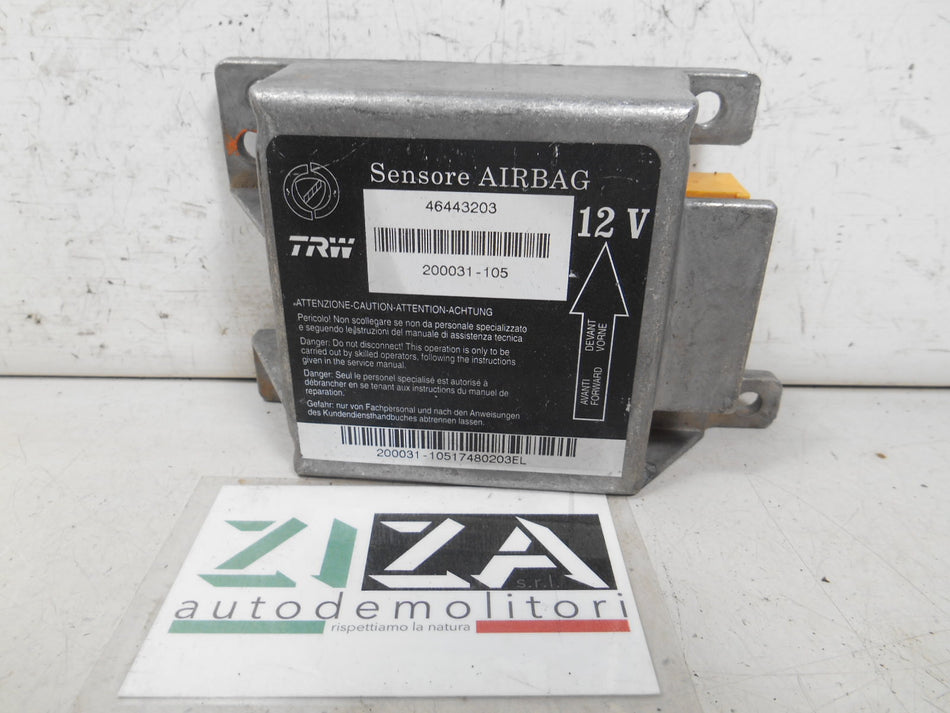 Centralina Airbag Fiat Palio 1998 46443203 NO CRASH