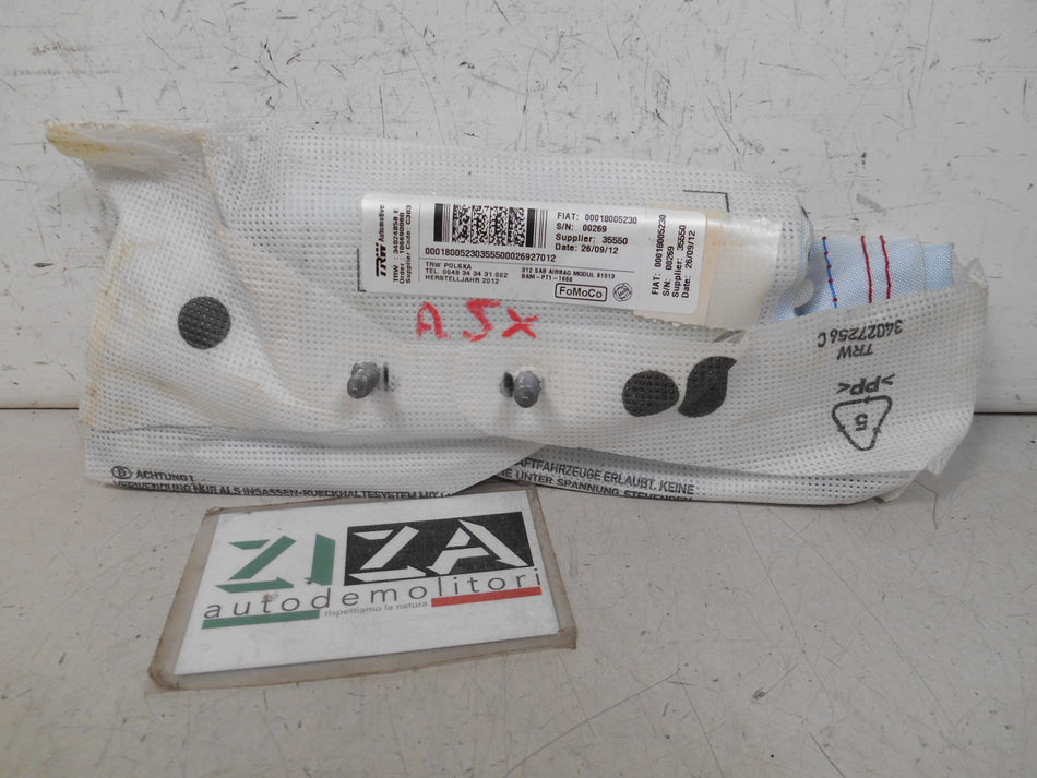 Airbag Laterale Sedile Sinistro Fiat 500 312 2012 00018005230 34024858E