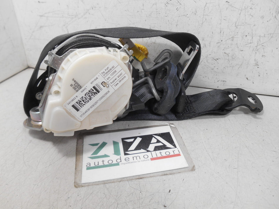 Cintura Sicurezza Anteriore Destra Fiat Bravo 198 2009 07354909180