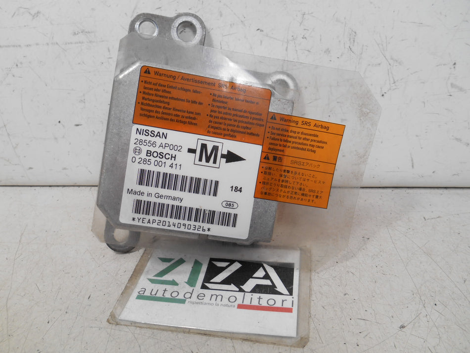 Centralina Airbag Nissan Micra K11 2001 28556-AP002 0285001411 No Crash