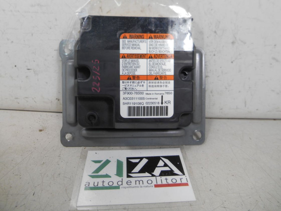 Centralina Airbag Suzuki Vitara Hybrid LY 2023 3F900-76S00 A3C03111005 CON CRASH