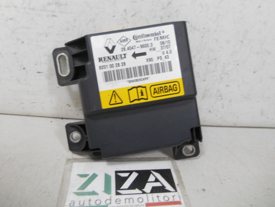 Centralina Airbag Dacia Logan 2010 8201002828 NO CRASH