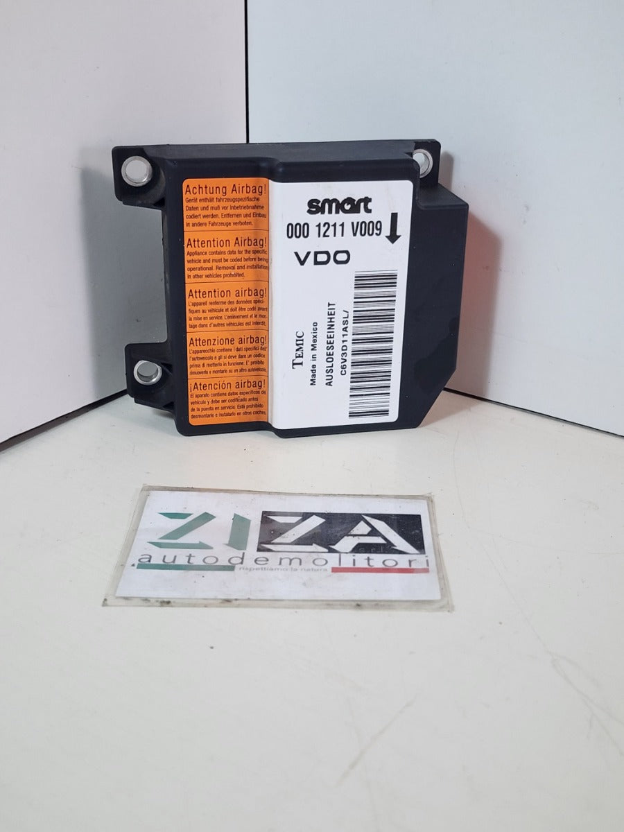 Centralina Airbag Smart Fortwo W450 2004 0001211V009 No Crash