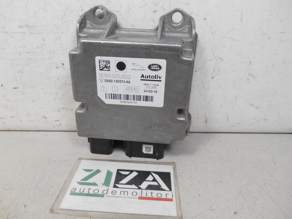Centralina Airbag Range Rover Sport L494 2016 GK62-14D374-AA NO CRASH