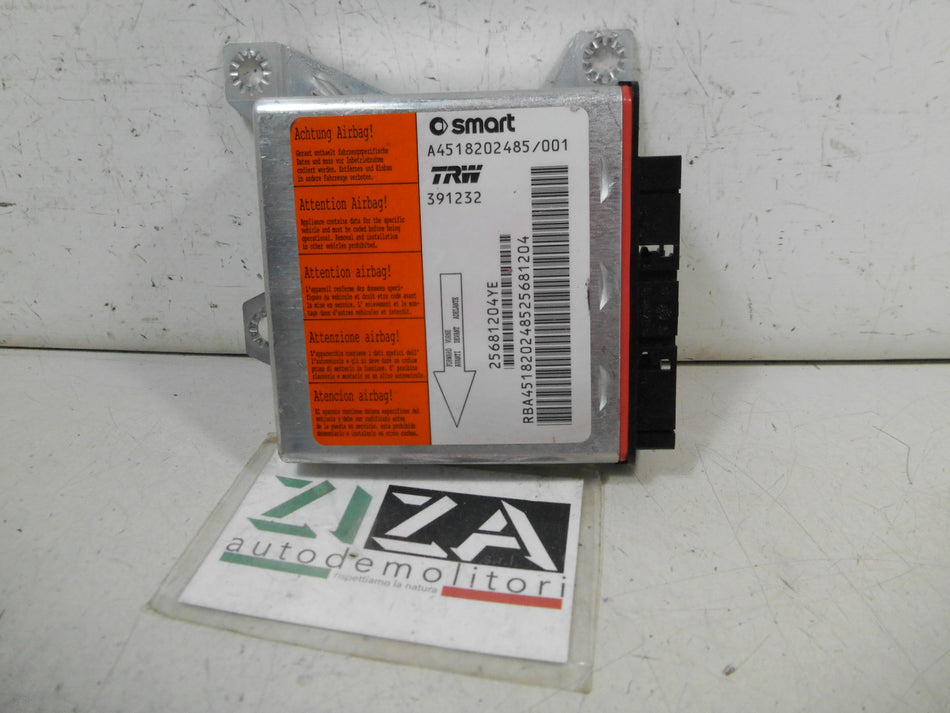 Centralina Airbag Smart ForTwo W451 2009 A4518202485