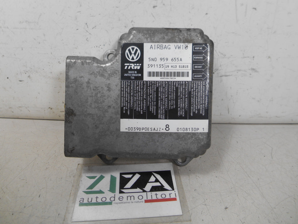 Centralina Airbag Seat Leon 2008 5N0959655A NO CRASH