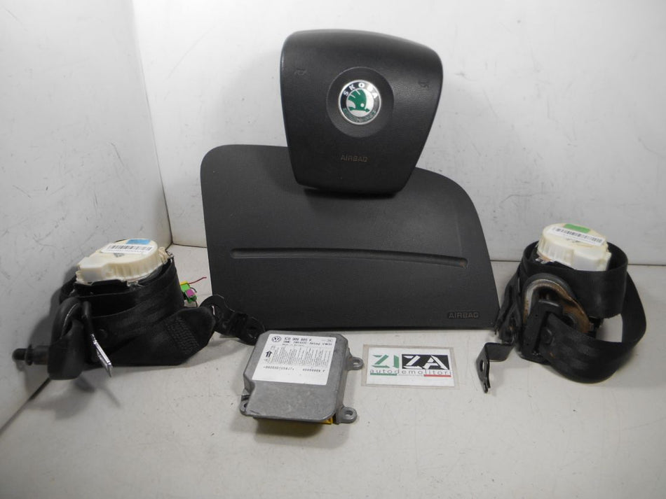 Kit Airbag Skoda Roomster 2007 1C0909605K 5J0880201B