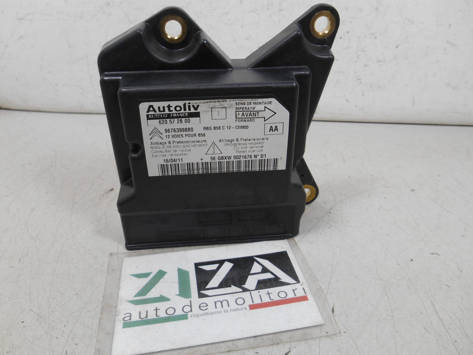 Centralina Airbag Citroen C4 Picasso 2011 9676399880 No Crash