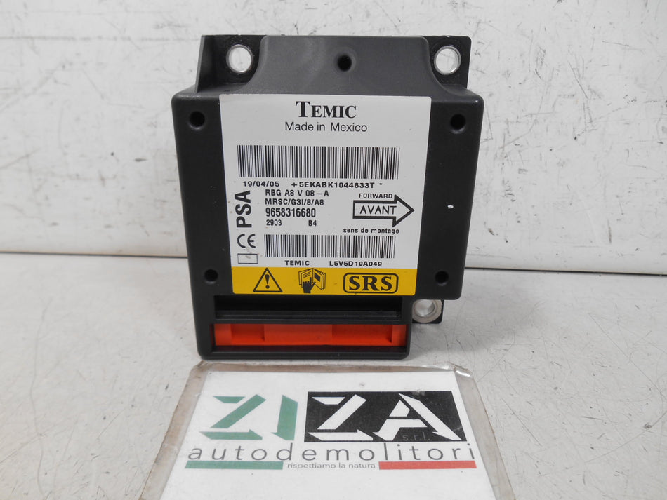 Centralina Airbag Citroen C3 I 2005 9658316680 No Crash
