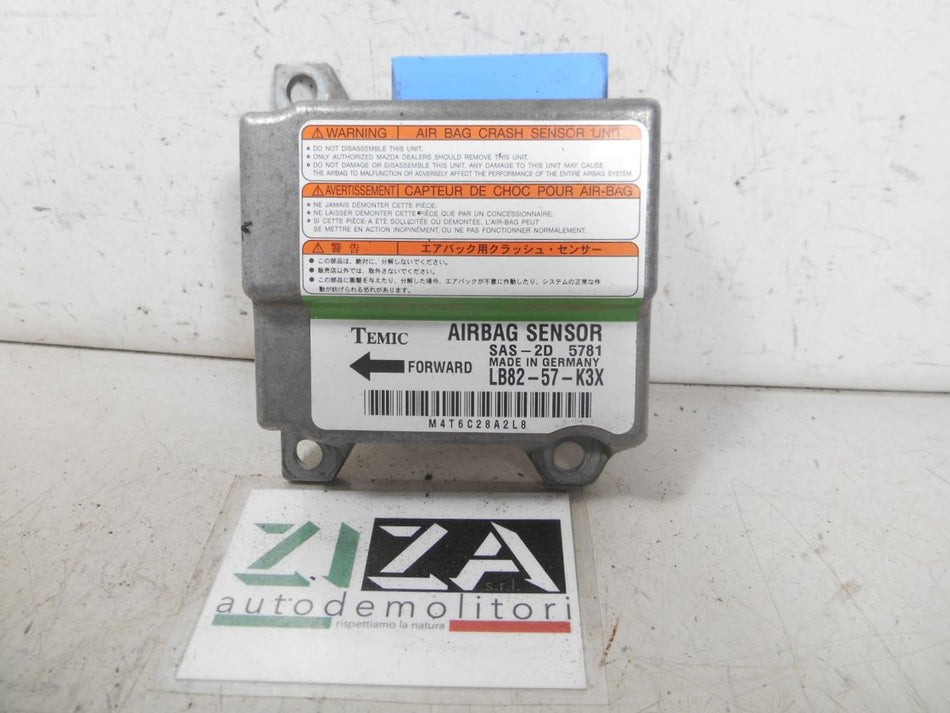 Centralina Airbag Mazda MPV I LV 2.5 85kw 116cv WL 1998 LB82-57-K3X No Crash