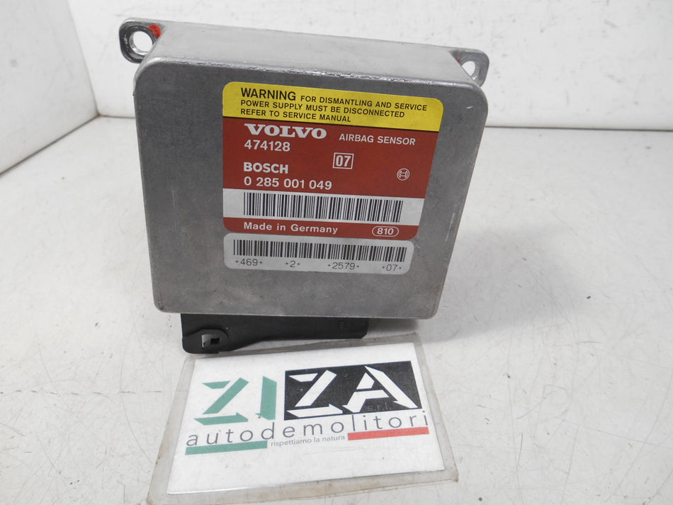 Centralina Airbag Volvo 460 1994 474128 0285001049 NO CRASH