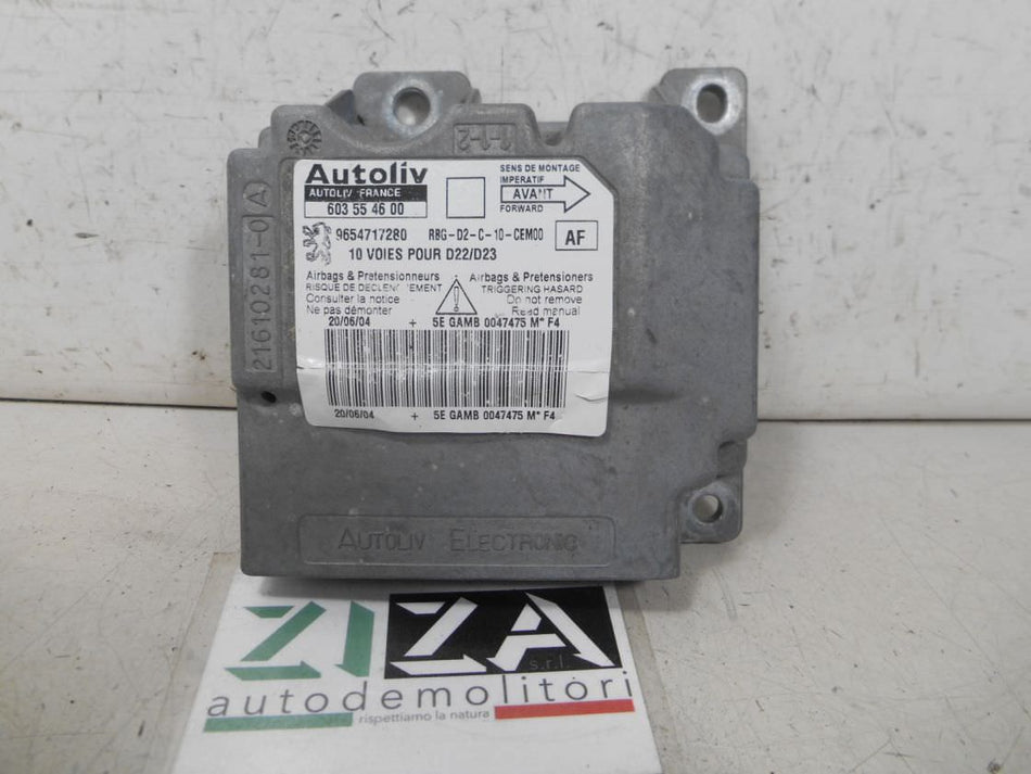 Centralina Dispositivi Peugeot 407 Berlina 2004 9654717280 No Crash