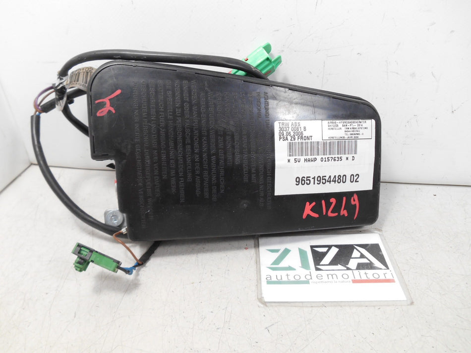 Airbag Laterale Sedile Sinistro Peugeot 607 2006 9651954480