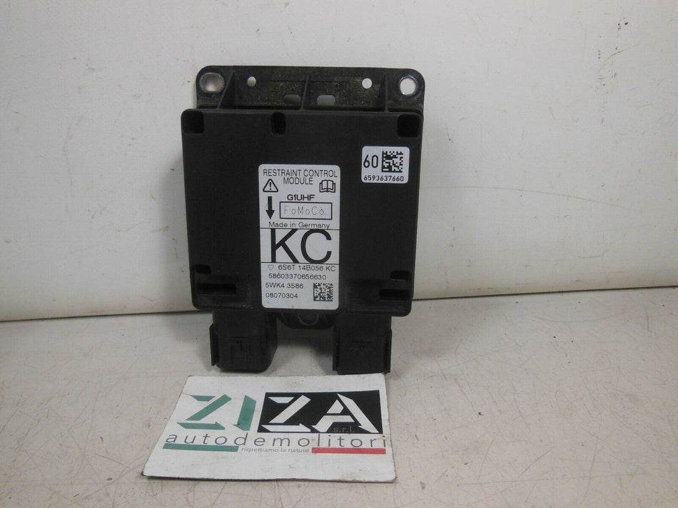 Centralina Airbag Ford Fusion / Fiesta V 2007 6S6T-14B056-KC No Crash