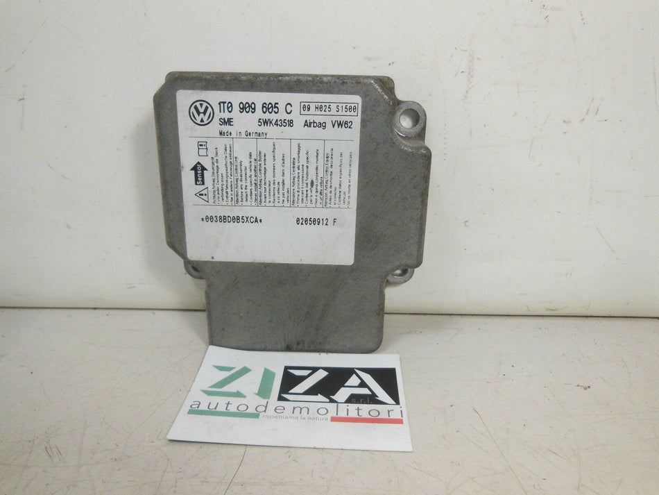 Centralina Airbag VW Touran 2005 1T0909605C NO CRASH