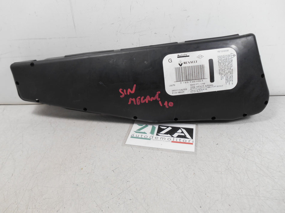 Airbag Laterale Sedile Sinistro Renault Megane III SW 2010 985H10032R-B 610518800F