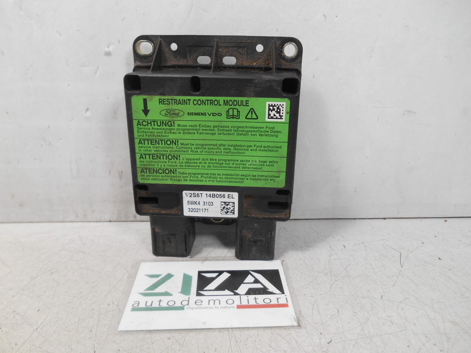 Centralina Airbag Ford Fusion 2003 2S6T-14B056-EL No Crash
