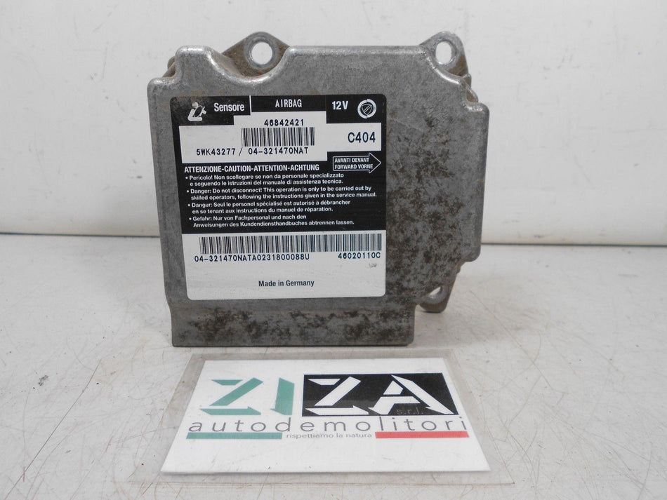 Centralina Airbag Alfa 147 2003 46842421 NO CRASH