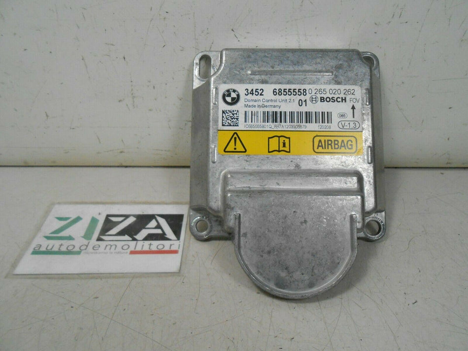 Centralina Airbag BMW F20 118D 2012 3452-6855558 0265020262 Con Crash