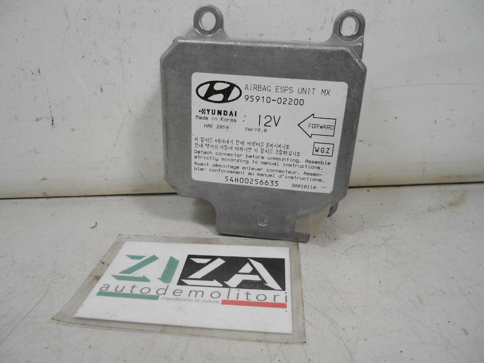 Centralina Airbag Hyundai Atos Prime 2001 95910-02200 No Crash