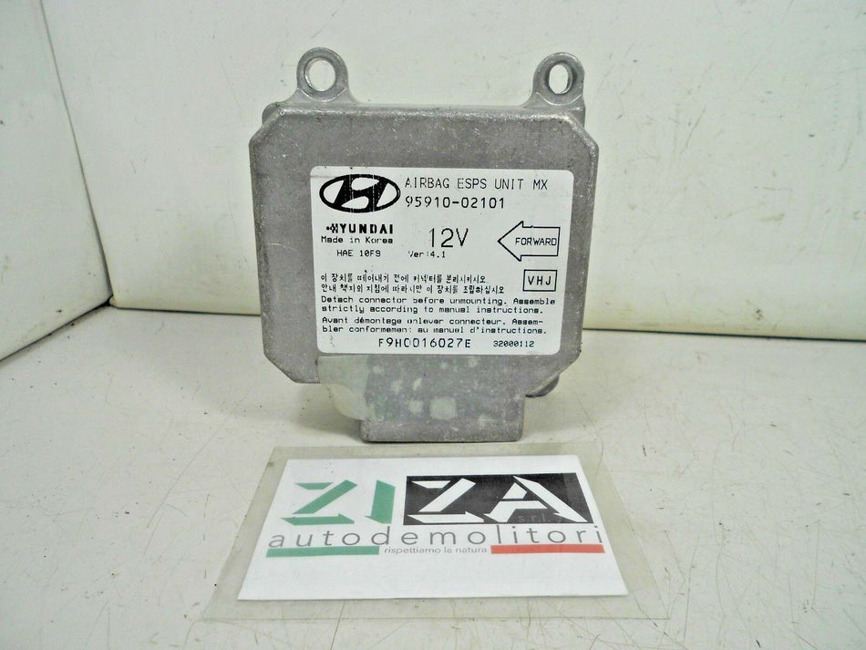 Centralina Airbag Hyundai Atos Prime 2002 95910-02101 Con Crash