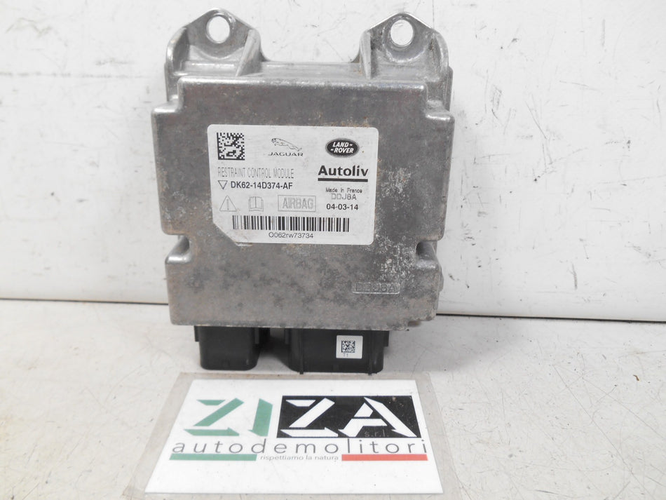 Centralina Airbag Range Rover Sport L494 2014 DK62-14D374-AF CON CRASH