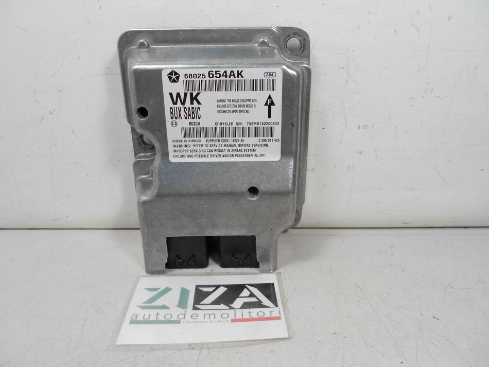 Centralina Airbag Jeep Grand Cherokee IV WK2 2013 68025654AK Con Crash 0285011426