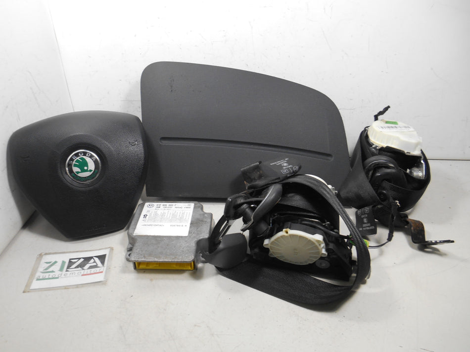Kit Airbag Skoda Roomster 2007 1C0909605F 5J0880201C