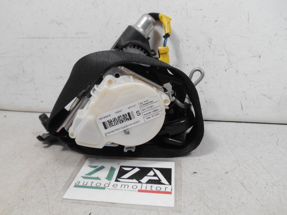 Cintura Sicurezza Anteriore Sinistra Fiat Bravo 198 2008 07353847530