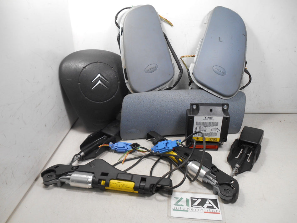 Kit Airbag Citroen C3 I 2004 9651927580 96380009ZE 96379999LT
