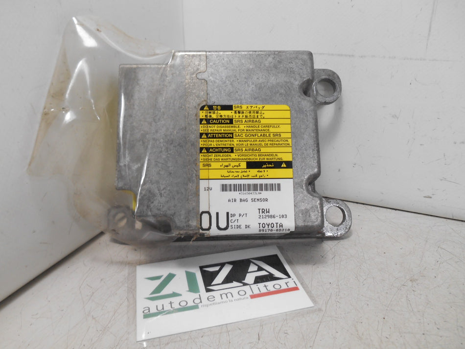 Centralina Airbag Toyota Yaris XP90 2006 89170-0D210 NO CRASH