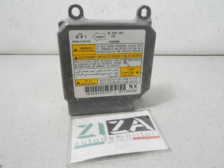 Centralina Airbag Chevrolet Nubira J200 SW 2006 96830364 No Crash