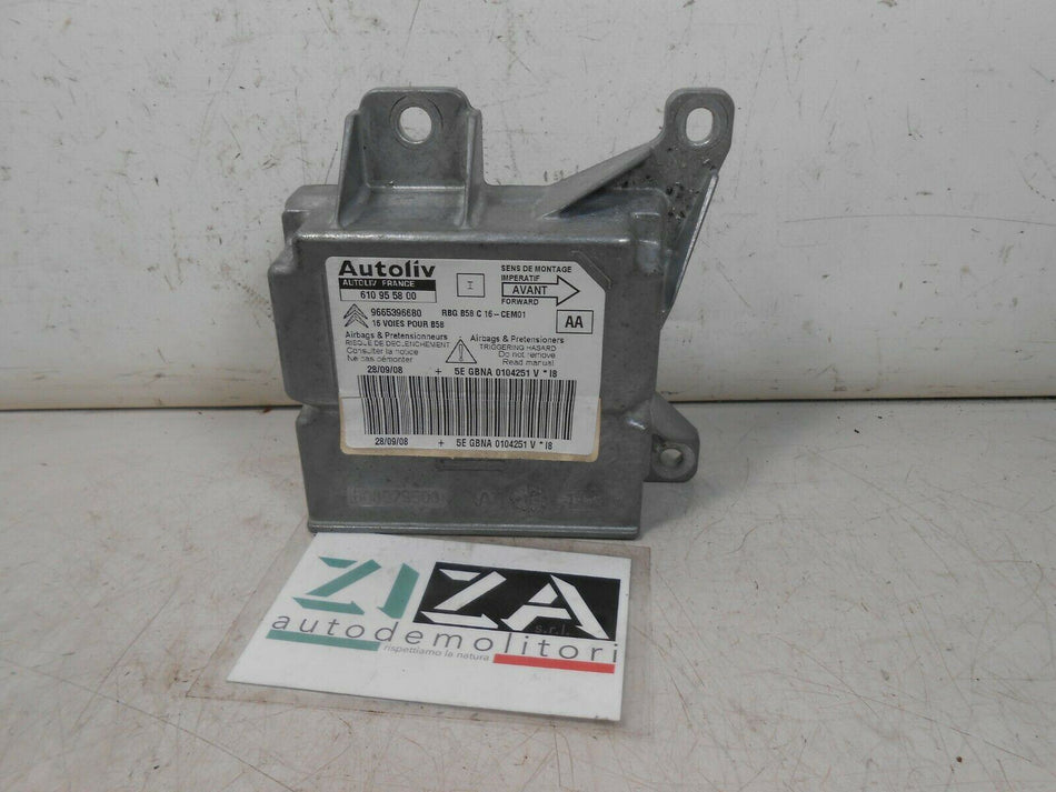 Centralina Airbag Citroen C4 Picasso 2009 9665396680 No Crash