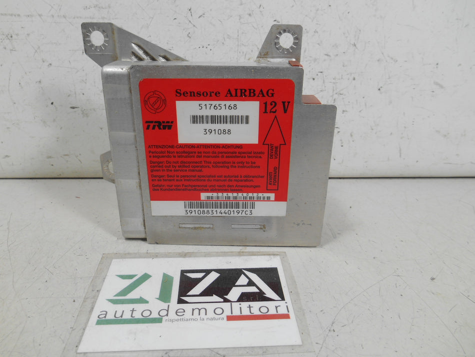 Centralina Airbag Lancia Musa 2006 51765169 No Crash