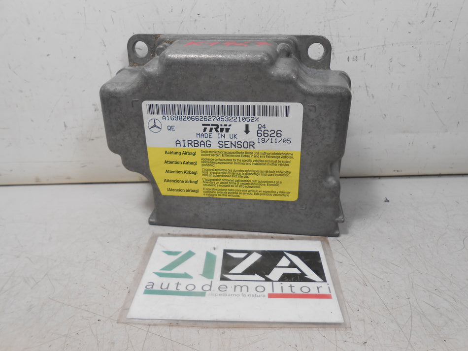Centralina Airbag Mercedes W169 2005 A1698206626 No Crash