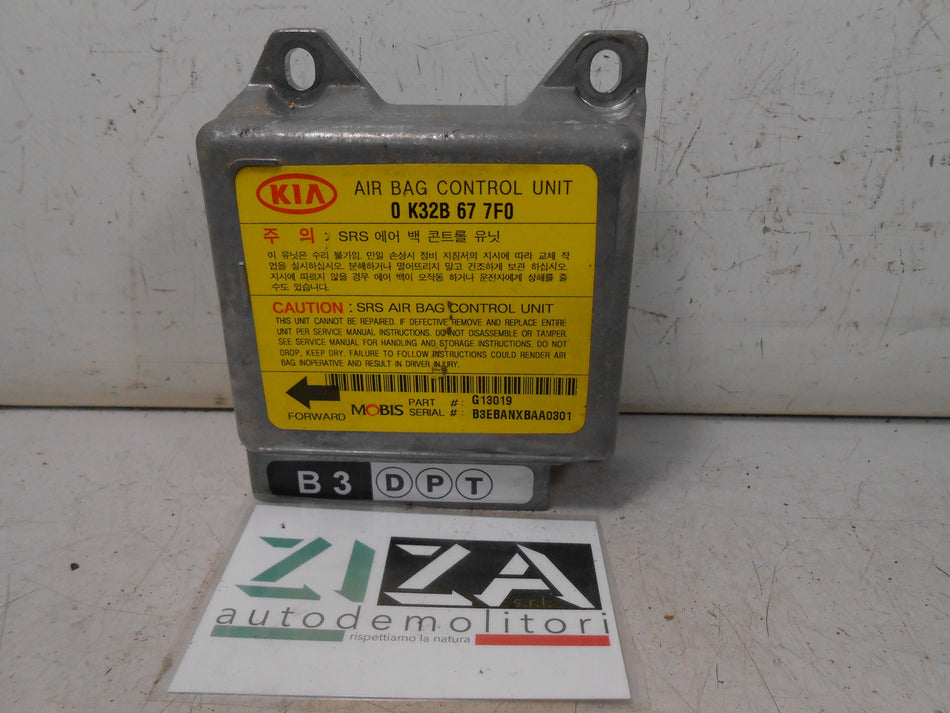 Centralina Airbag Kia Rio I 2003 0K32B677F0 No Crash