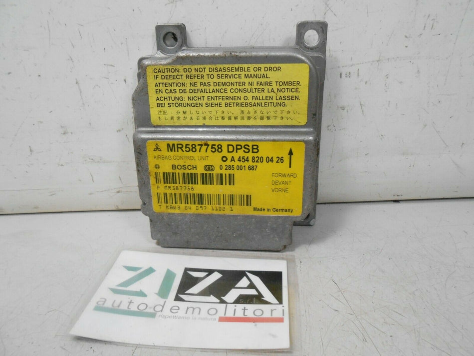 Centralina Airbag Smart ForFour W454 2004 A4548200426 MR587758 No Crash