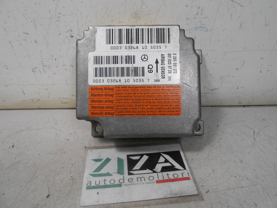Centralina Airbag Mercedes W203 C220 2002 0018209726 0285001373 No Crash