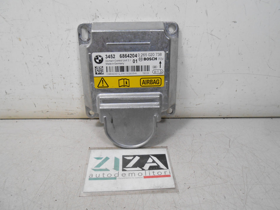 Centralina Airbag BMW F30 316D 2015 3452-6864204 0265020738 Con Crash