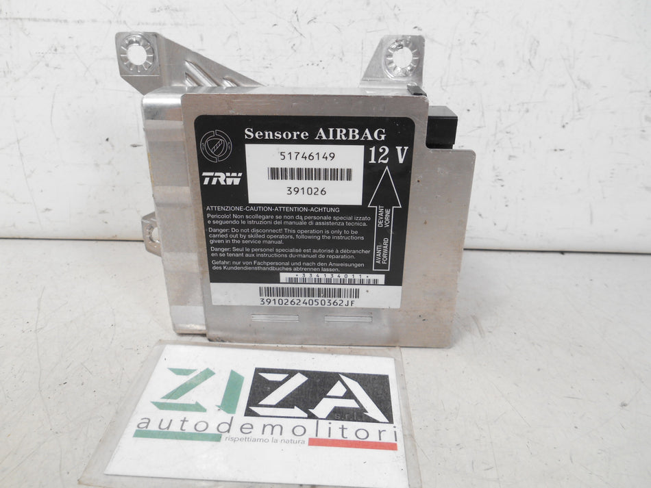 Centralina Airbag Fiat Croma 2005 51746149 NO CRASH