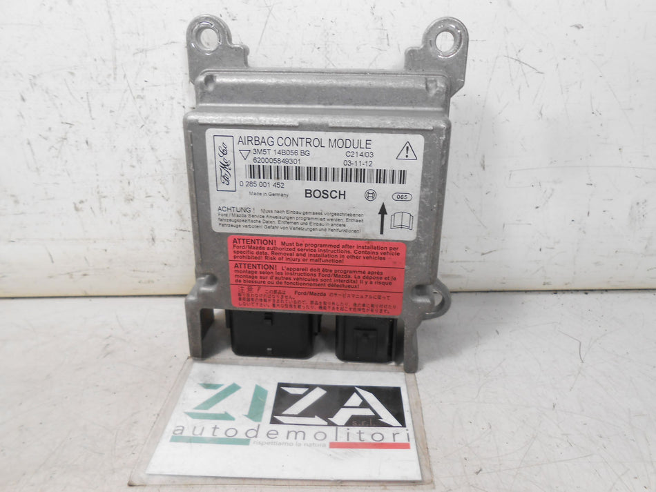 Centralina Airbag Ford Focus C-Max 2004 3M5T-14B056-BG 0285001452 NO CRASH